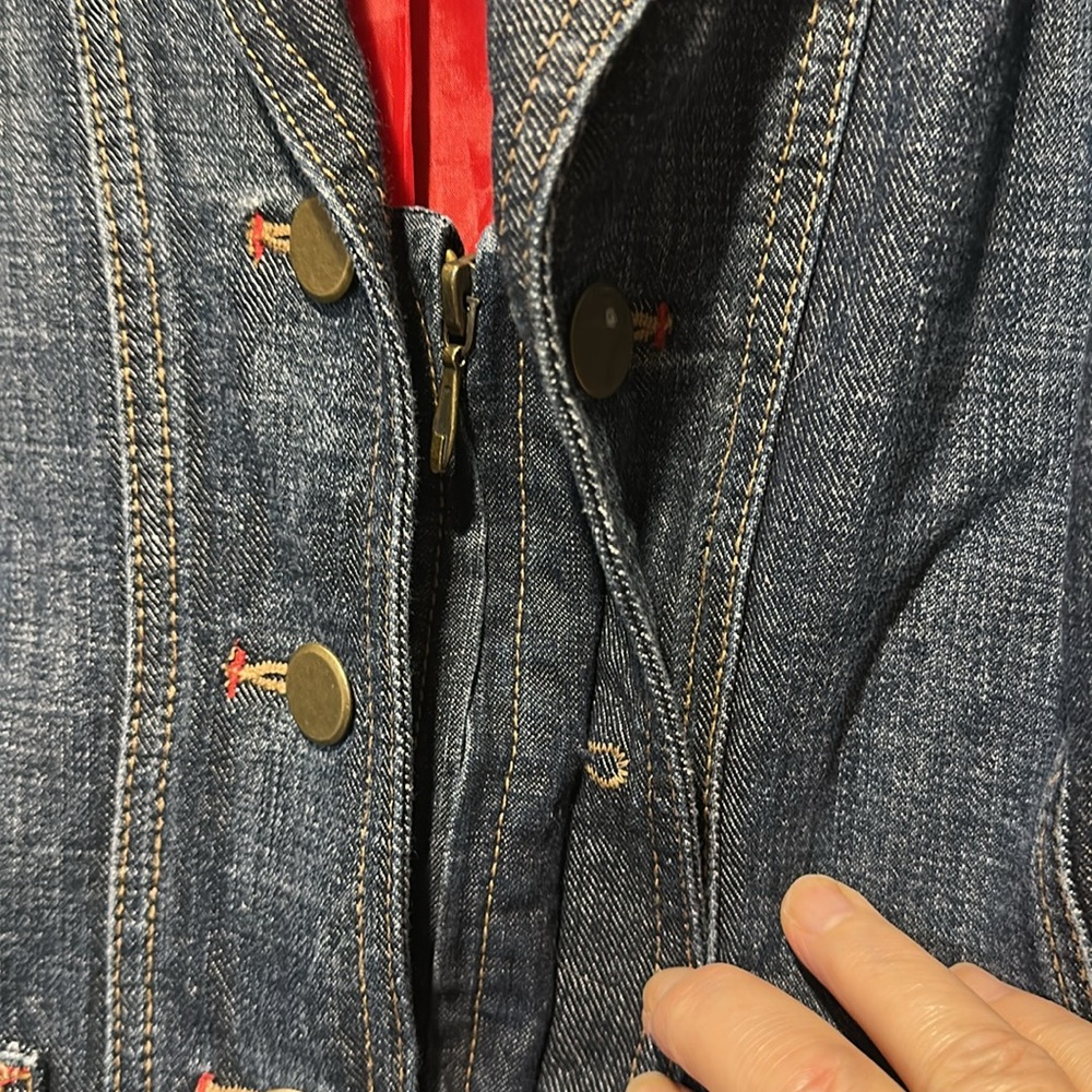 Boston Design Studio denim jacket size 12 - Picture 6 of 10